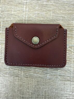 Portland Leather Almost Perfect Classic Lovebug Brown Leather Wallet